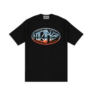 METALIC EMBLEM T-SHIRT (BLACK)
